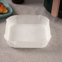 Hot Sale 150pcs Biodegradable Parchment Paper Liners Air Fryer Disposable Paperboard Oil-Proof Baking Parchment Paper