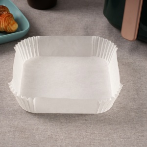 Bestseller 150 Stück Biologisch Abbaubare Backpapier-Einlagen für Heißluftfritteusen Einweg-Ölbeständiges Backpapier - Product Image 6