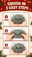 Jouets Squishy Lapin et Renne de Noël Anti-stress à Remontée Lente – Coffret Cadeau pour Adolescents et Adultes