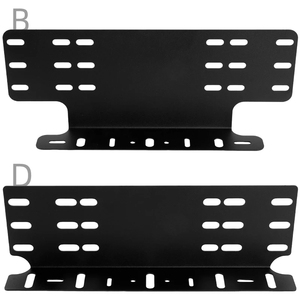 Support de fixation de plaque d'immatriculation pour pare-chocs avant de voiture, avec bande lumineuse LED, en alliage d'aluminium. - Product Image 5