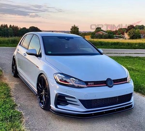 Nueva venta bien ABS Material brillo negro parachoques delantero coche labio delantero para Volkswagen Golf <span class=keywords><strong>7</strong></span> - Product Image 5