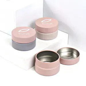 High Quality Jewelry Gift Packaging Round Empty Plug Lid Tin Can Small Gifts Round Tin Box
