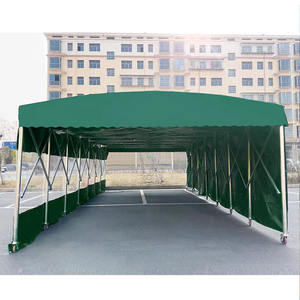 Tente d'auvent télescopique étanche en PVC de taille ODM OEM pour zone de stockage extérieure - Product Image 1