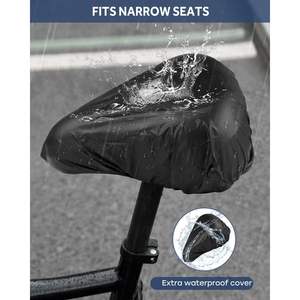 Cómoda funda para SILLÍN de bicicleta, cojín para asiento de bicicleta acolchado con Gel para ciclismo interior y exterior, Material de espuma PU para ejercicio de montaña - Product Image 3