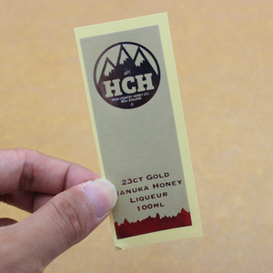 Wasserdichte Honig glase ti ketten, Markennamen bedruckte Honig flaschen etiketten, Bio lebensmittel glas Honig flaschen etiketten - Product Image 4