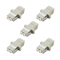Adaptateur de fibre optique intérieur à faible perte de signal SC LC ST FC en option, coupleur simple ou double pour réseau d'accès FTTH