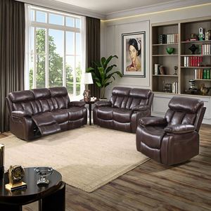 Sofá Seccional de Microfibra de Alta Calidad, Reclinable, Modular, Convertible, Refrigerante, Popular en Todo el Mundo, Juego de Muebles para el Hogar - Product Image 1