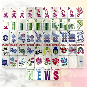 In-stock New-style Modern American Mahjong <strong>Lucky</strong> <strong>Charm</strong> <strong>Cereal</strong> Entertainment Custom-made Acrylic Mahjong Tiles - Product Image 1