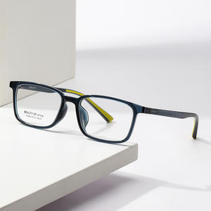 Gafas ópticas con montura cuadrada E Beauty, lentes de acetato UV400 negras, estilo de tamaño mediano para mujer GTP AT68630 - Product Image 4