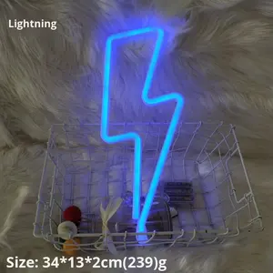 Lumières LED fantaisie USB à piles décoratives pour les fêtes, lumières néon, cadeaux de <span class=keywords><strong>nuit</strong></span>, lumières pour la Saint-Valentin, la fête des mères, la fête des enfants - Product Image 5