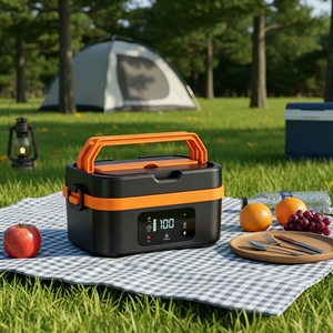 Lonchera Eléctrica Multifuncional con Calentamiento Rápido de 100W, Batería USB de 30000mAH, Capacidad de 1.35L, Pantalla LED Digital y Función de Banco de Energía - Product Image 2