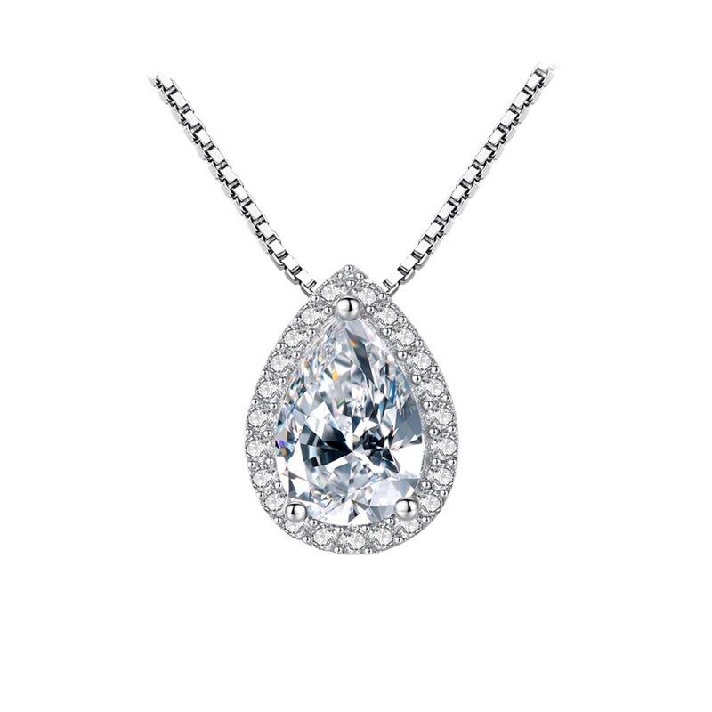 X49 water drop necklace [with chain]]