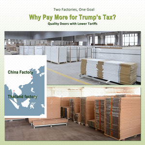 Entrepôt design USA 5 Lite <span class=keywords><strong>Porte</strong></span> intérieure <span class=keywords><strong>coulissante</strong></span> <span class=keywords><strong>en</strong></span> verre avec double douche <span class=keywords><strong>en</strong></span> <span class=keywords><strong>bois</strong></span> massif prémontée - Product Image 4