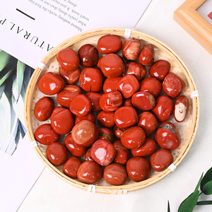 หินแจสเปอร์สีแดงขัดเงาแบบขายส่งจำนวนมาก สำหรับตกแต่งและบำบัดรักษา - Product Image 2