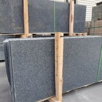 Fournisseur Direct Usine – Grandes Dalles de Granit Noir Naturel Poli Moderne, Découpées sur Mesure, Écologiques, Garantie 1 An, pour Extérieur de Bâtiment