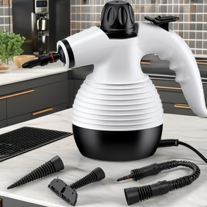 Limpiador a Vapor Eléctrico Portátil Modelo SC301 con Tanque de 0.9L, Multiusos, para Uso Doméstico, con Bloqueo de Seguridad y 10 Accesorios - Elimina Manchas - Product Image 2