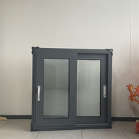Cadre en alliage d'aluminium de fenêtre coulissante moderne haute performance Minglei avec filet en acier inoxydable
