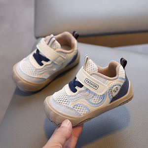 Scarpe da passeggio per neonati con suola morbida, <span class=keywords><strong>sneakers</strong></span> in rete traspirante per primavera/estate, per bambini e bambine, calzature antiscivolo per neonati - Product Image 3