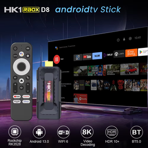 กล่องรับสัญญาณทีวี HK1 Rbox D8 8K HD TV RK3528 2GB 16GB Android Atv Strong IPTV Dongles พร้อมรีโมทสั่งงานด้วยเสียง <span class=keywords><strong>Fire</strong></span> Tv Stick รองรับจากโรงงาน  รับทำโลโก้ OEM - Product Image 2