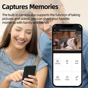 कैमरा वीडियो कैट फूड डिस्पेंसर पालतू स्मार्ट वॉयस रिकॉर्डर बिल्ली कुत्ते के लिए रिमोट कंट्रोल ऑटो फीडर - Product Image 6