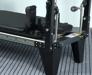 Reformeur de yoga et de Pilates avec tour |   Équipement de fitness pour salle de sport à domicile |   Ensemble d'appareils de musculation en aluminium noir - Product Image 2