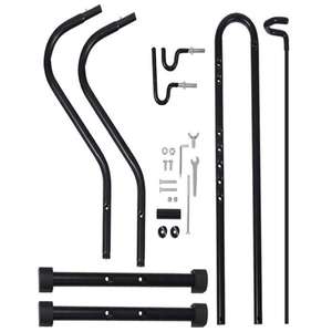 Soporte vertical portátil para bicicletas en forma de L, expositor de bicicletas, soporte de reparación, marco de metal para uso en interiores y exteriores - Product Image 5