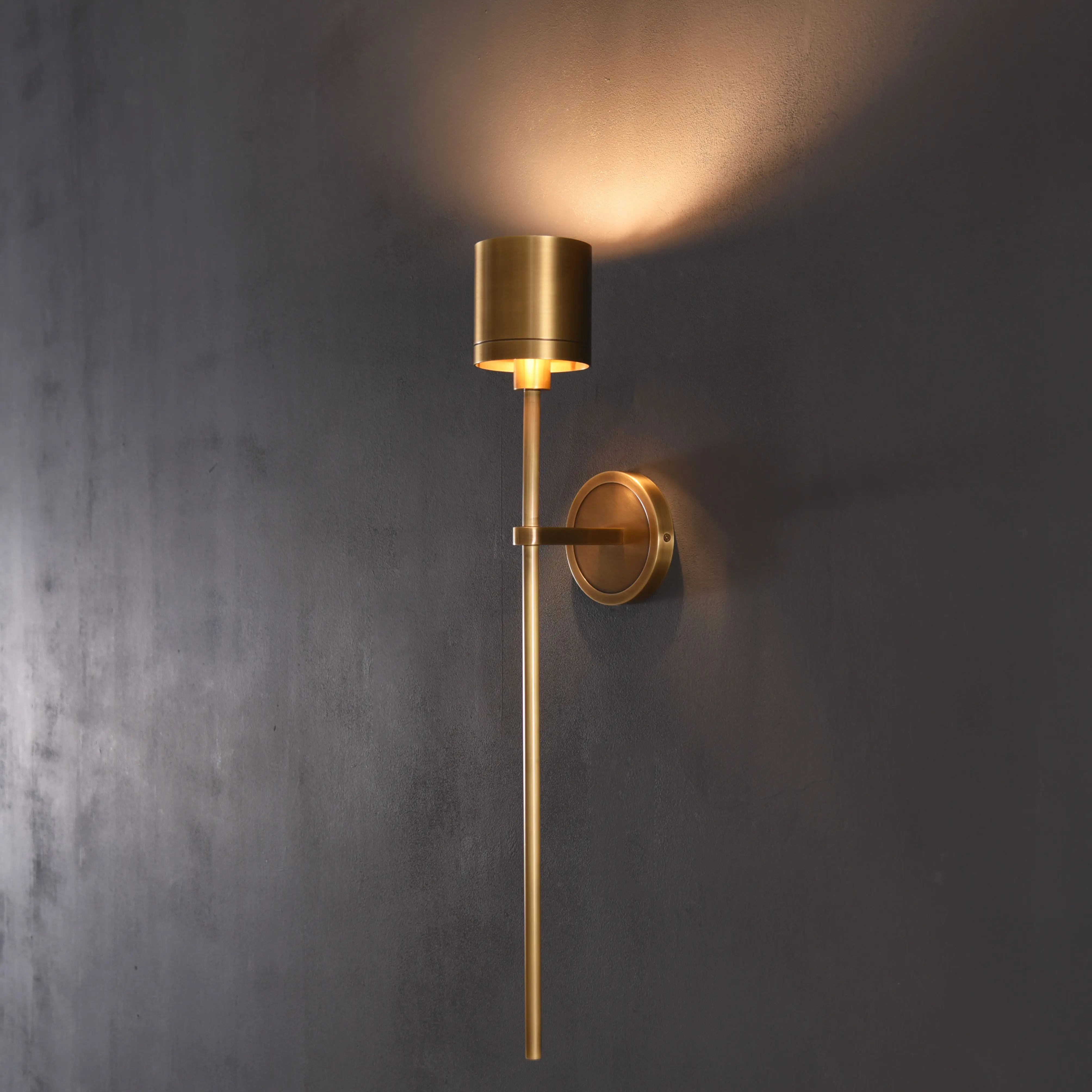 Modern vintage lighting indoor wall candle sconce brass sconces for walls
