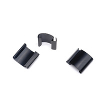 Petite taille précision métal estampage pièces de poinçonnage noir anodisé aluminium Clips pinces jouet boucle shrapnel