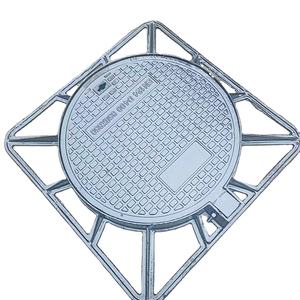 Couverture de trou d'homme carrée et ronde en <span class=keywords><strong>fonte</strong></span> ductile et <span class=keywords><strong>grille</strong></span> de vidange Services de coulée de <span class=keywords><strong>grille</strong></span> de couverture de puits Produit métallique - Product Image 1