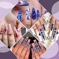 Lot de 24 grilles de strass en verre pour ongles, formes variées, diamants à dos plat, breloques 3D scintillantes pour ongles, fournitures de manucure DIY en gros