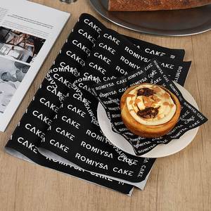 Custom Printed PE Coated Food-Grade Grease-Proof Biodegradable Eco-Friendly Packaging for Bread Sandwich Burger & Burrito Logos - Product Image 2