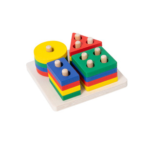 Montessori jouets en bois tri jouets empilables pour tout-petits enfants préscolaire jouets éducatifs reconnaissance des couleurs <span class=keywords><strong>trieur</strong></span> de formes - Product Image 6