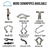 Système d'échappement Catback Valvetronic haute performance en acier inoxydable poli miroir, fabriqué par Sanyao ou par une usine OEM/ODM, garantie 2 ans