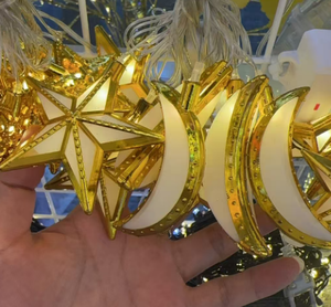 Lâmpada de Óleo Plástica de 10L 2M da Fábrica <span class=keywords><strong>Yi</strong></span> <span class=keywords><strong>Wu</strong></span>, Luz LED em Forma de Estrela/Lua, com Conector, 220V - Product Image 2