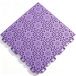 Dalles <span class=keywords><strong>de</strong></span> sol en PP Durable Lucky Star, emboîtables et suspendues, pour projets <span class=keywords><strong>de</strong></span> terrains <span class=keywords><strong>de</strong></span> sport haut <span class=keywords><strong>de</strong></span> gamme - Product Image 1