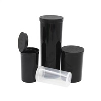 Vente en gros de flacons médicaux en plastique de 13 dr avec bouchon à pression pour pharmacie, conteneur à bouchon à pression
