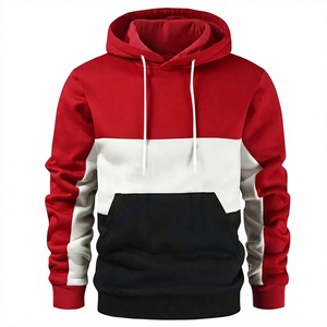 <b>Men</b> Hooded <b>Sweatshirt</b> Regular Fit Casual Autumn Wear Fleece 100% Cotton Breathable Pocket Design <b>White</b> Gray Black - Product Image 4
