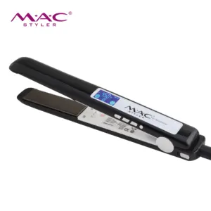MAC Styler 2024 New 450F OEM Flat Iron Ceramic Mini Hair Straightener Narrow Plate Professional Hair Straightener