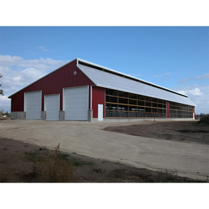 Structure en acier léger à faible coût, bâtiment préfabriqué pour chevaux/chèvres/moutons/bovins, bâtiment agricole, poulailler, hôtel, abri pour bétail - Product Image 2
