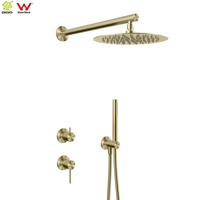 Ensemble de douche extérieur à deux fonctions SS316L, mitigeur de douche universel 35 mm avec inverseur