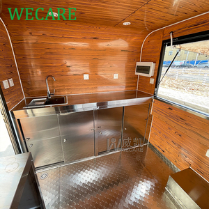 Wecare קייטרינג מסחרי נייד קפה זיכיון חנות זיכיון מסחרי נייד מצויד במלואו עם מטבח מלא למכירה