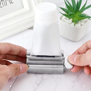 Acier inoxydable métal cosmétiques nettoyant extrudeuse pinces <span class=keywords><strong>dentifrice</strong></span> distributeur <span class=keywords><strong>Tube</strong></span> presse-agrumes <span class=keywords><strong>pour</strong></span> ensembles de salle de bain - Product Image 6