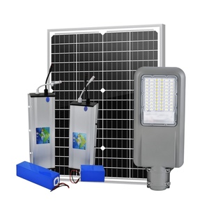 Lampadaires solaires séparés pour projets avec panneau solaire, éclairage de croisements et de voies principales, lampadaires solaires LED 60W 80W 100W 120W - Product Image 2