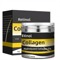 Crème pour le visage au rétinol et au collagène 5% Collagène hydrolysé Éclaircissant Réparateur Hydratant Soin du visage 50ml