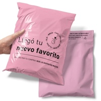 Enveloppe en poly rose clair avec logo imprimé personnalisé sacs d'expédition de courrier en plastique emballage sacs d'enveloppe en poly d'expédition
