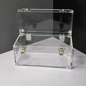 Tùy chỉnh Acrylic lưu trữ thân cây hộp lớn sang trọng rõ ràng Acrylic thân cây - Product Image 3