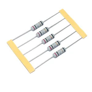 Resistor KNP presisi tinggi 0.5W 0,1r hingga 300ohm resistensi dapat disesuaikan dukungan resistor luka kawat untuk pengambilan sampel KNP