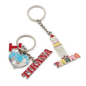 Gold Plated <b>Keychains</b> Custom <b>Personalized</b> Zinc Alloy Enamel Keyrings for Souvenir Gifts - Product Image 3