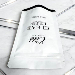 Bolsa de plástico Mylar blanca pequeña impresa personalizada, bolsa con cierre hermético, bolsa para muestras de cosméticos - Product Image 4