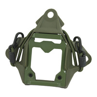 Adaptateur de support de casque tactique Tri-Claw Warfalcon, crochet, corde, compatible NVG, accessoires de chasse, unisexe, nylon + aluminium
